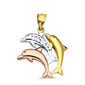 Gold Dolphin Pendant